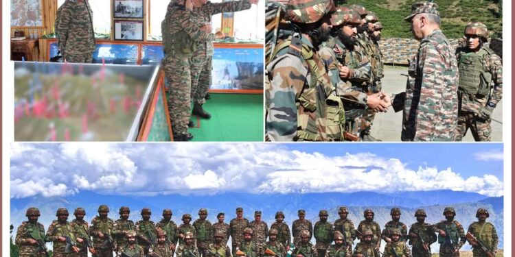 Chinar Corps Commander Enhances Security Measures in North Kashmir During High-Level Review