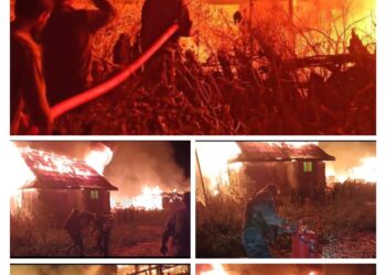 Massive Fire Breaks Out in Batpora, Kupwara: Quick Response from 41 RR Prevents Casualties