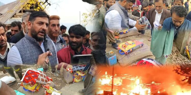 MLA Kupwara Fayaz Ahmed Mir Extends Emergency Relief to Batpora Hayhama Fire Victims