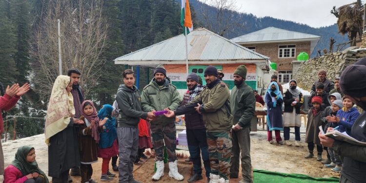 Indian Army Day Celebrated with Enthusiasm in Keran Kundian
