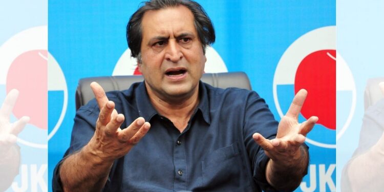 Sajad Lone Criticizes Delay in Social Welfare Payments in J&K