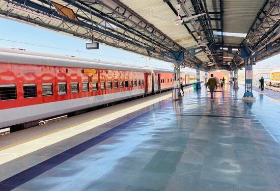 First successful trial run of train on Katra-Banihal section