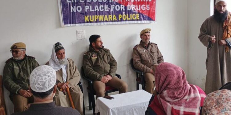 Drug De-Addiction Awareness Program Held at Police Station Sogam, Kupwara