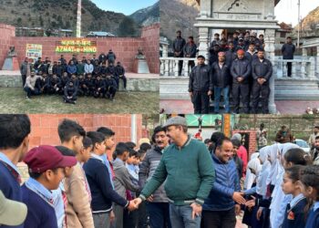 Students from Five States Visit Tangdhar and Teetwal