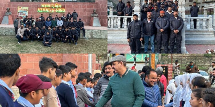 Students from Five States Visit Tangdhar and Teetwal