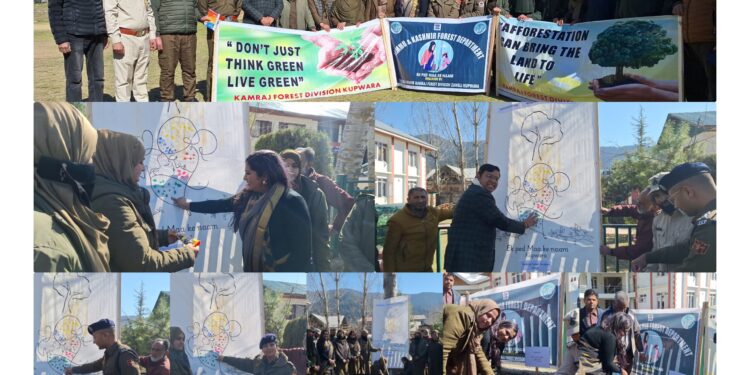Arshiya Ojha Leads Women’s Day Celebration with Plantation Drive at DPL Kupwara