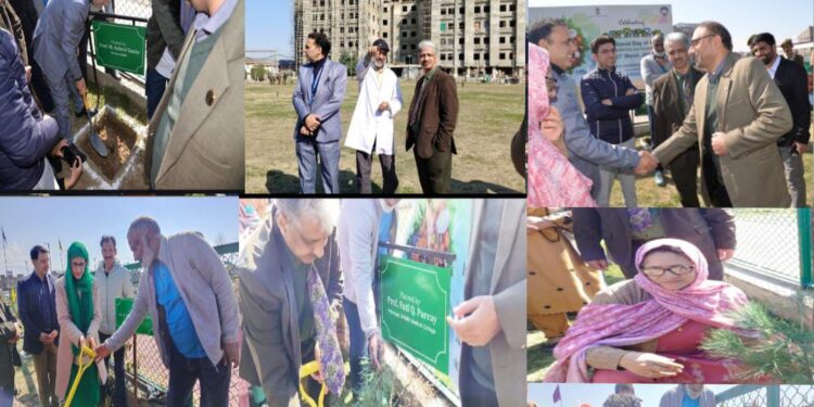 SKIMS MC Bemina Leads the Way with Mega Plantation Drive on World Plantation Day