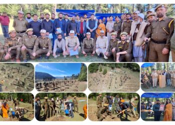 Mega Plantation Drive Conducted in Co.13 Kandi, Kamraj Forest Division