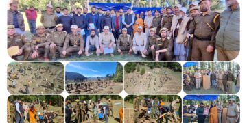 Mega Plantation Drive Conducted in Co.13 Kandi, Kamraj Forest Division