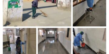 Sanitation Drive Initiated at SKIMS MC Bemina