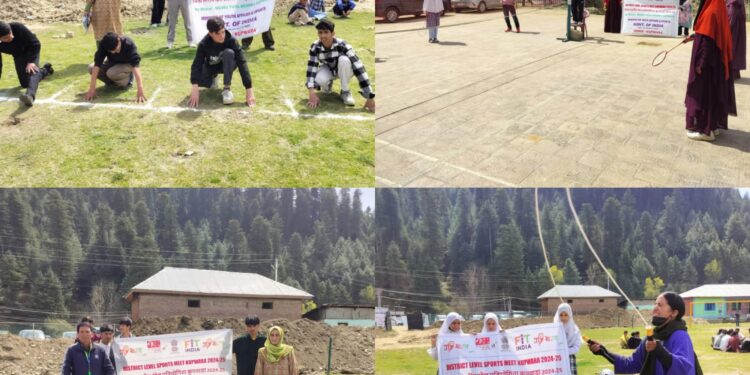 Kupwara Hosts District-Level Sports Meet Under MY Bharat Initiative