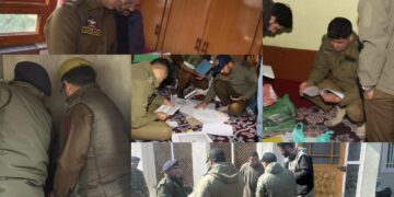 Anantnag Police Crack Down on Banned Organizations with Extensive Raids
