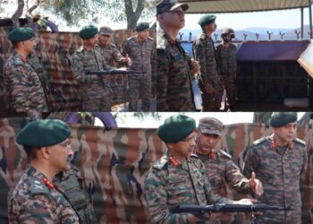 Lt Gen MV Suchindra Kumar Reviews Operational Readiness 