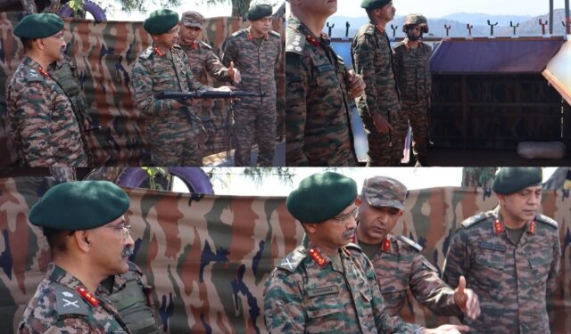 Lt Gen MV Suchindra Kumar Reviews Operational Readiness 