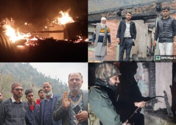 Kupwara: Tangdar Nard Fire Leaves Families Homeless