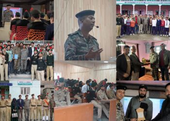 Lt Col Sheldon Misquith Visits Karnah; Interacts with NCC Cadets 
