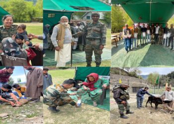 Indian Army Organizes Medical and Veterinary Camps in North Lolab