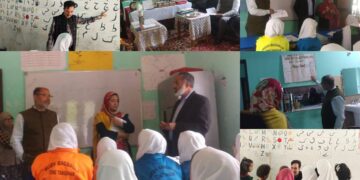 Tehsildar Karnah Conducts Surprise Inspection at KGBV Baghballa.
