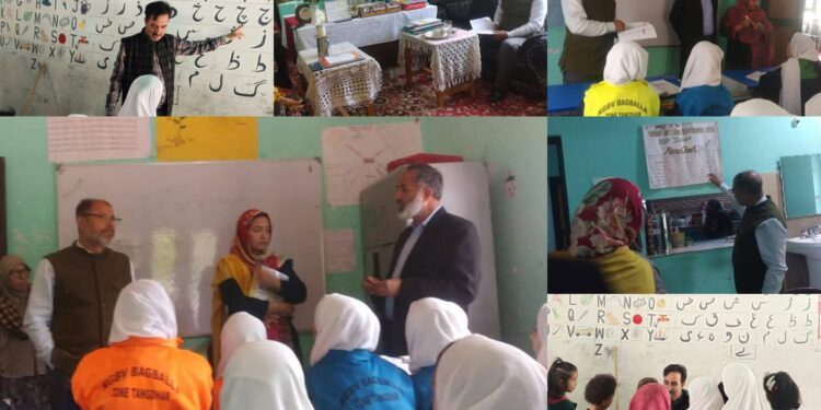 Tehsildar Karnah Conducts Surprise Inspection at KGBV Baghballa.