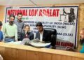 National Lok Adalat Held at Munsiff Court Tangdhar Under DLSA Kupwara.