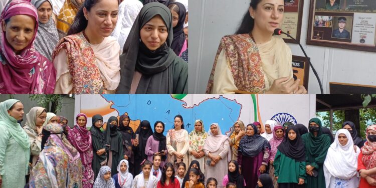 Rouble Nagi Visits ESM Cell Tangdhar; Promises Support for Veer Naris and Widows