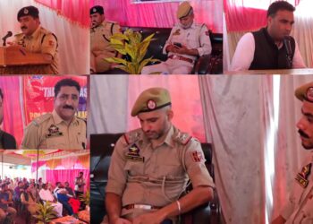 Thana Divas Held at PS Karnah to Raise Awareness on Cyber Crimes and Drug Abuse