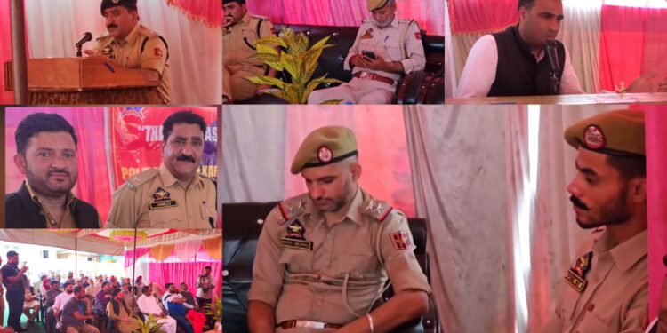 Thana Divas Held at PS Karnah to Raise Awareness on Cyber Crimes and Drug Abuse