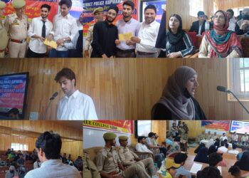 Debate and Quiz Competition on Drug Addiction Awareness Organised at GDC Tangdar in Collaboration with District Police Kupwara