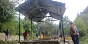 Indian Army Constructs Protective Shed at Sikh Cremation Ground in Karna