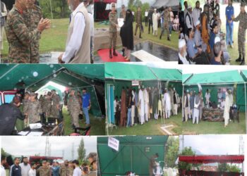 Ex-Servicemen Rally Held at Charkut Garrison, Lolab
