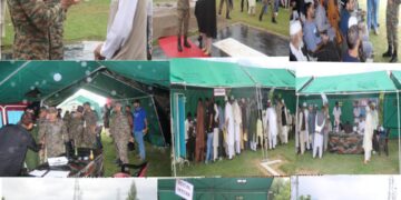 Ex-Servicemen Rally Held at Charkut Garrison, Lolab