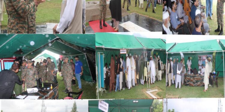 Ex-Servicemen Rally Held at Charkut Garrison, Lolab