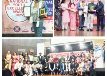 Angel’s Cultural Academy Honored with National Youth Excellence Award 2025 at Jammu University