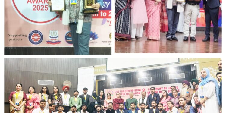 Angel’s Cultural Academy Honored with National Youth Excellence Award 2025 at Jammu University